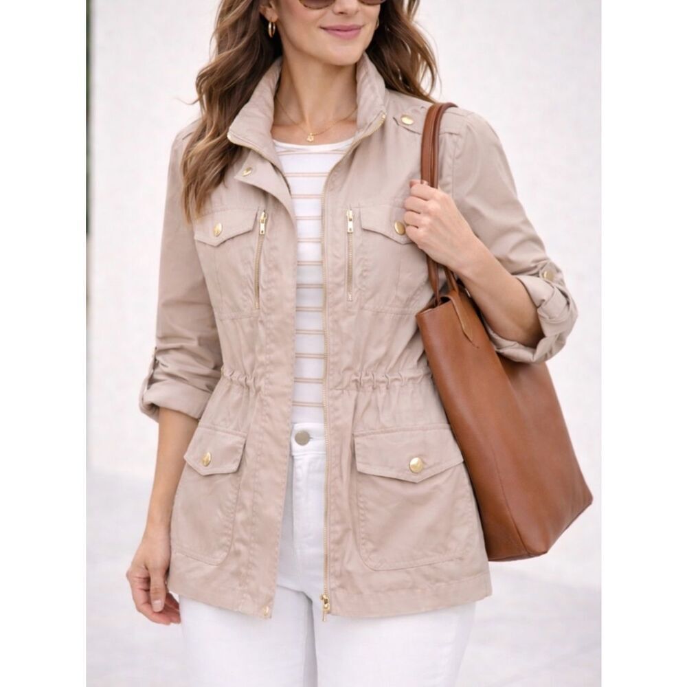 Style & Co. Sport Anorak Jacket- Petite Large